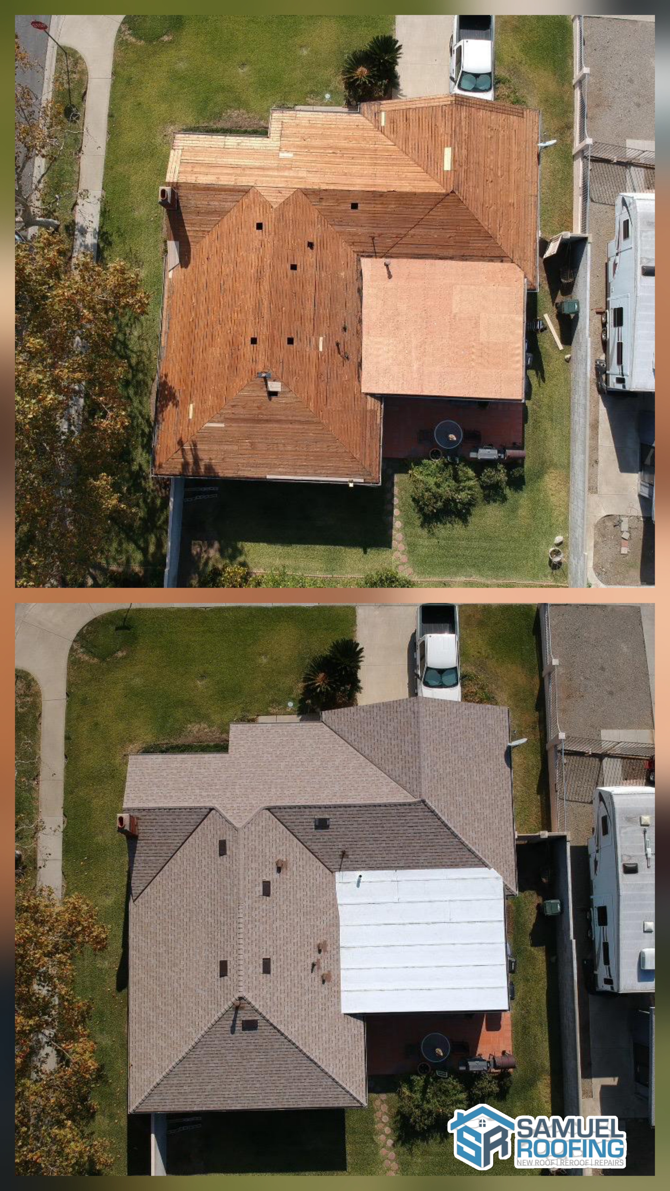 Tile roof replacement on an Arcadia home, Los Angeles — Samuel Roofing Inc.