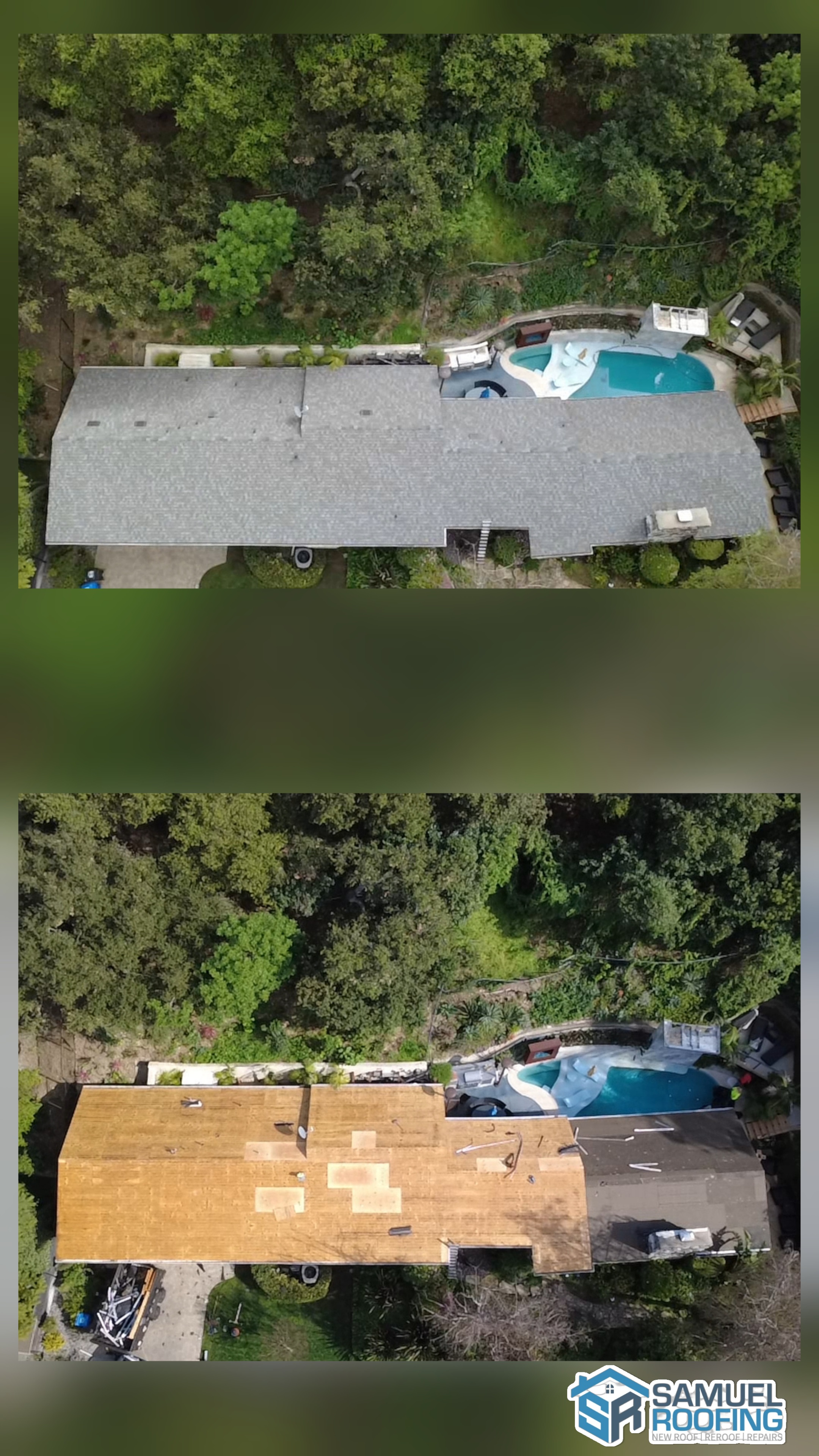 Tile underlayment renewal on an Arcadia home, Los Angeles — Samuel Roofing Inc.