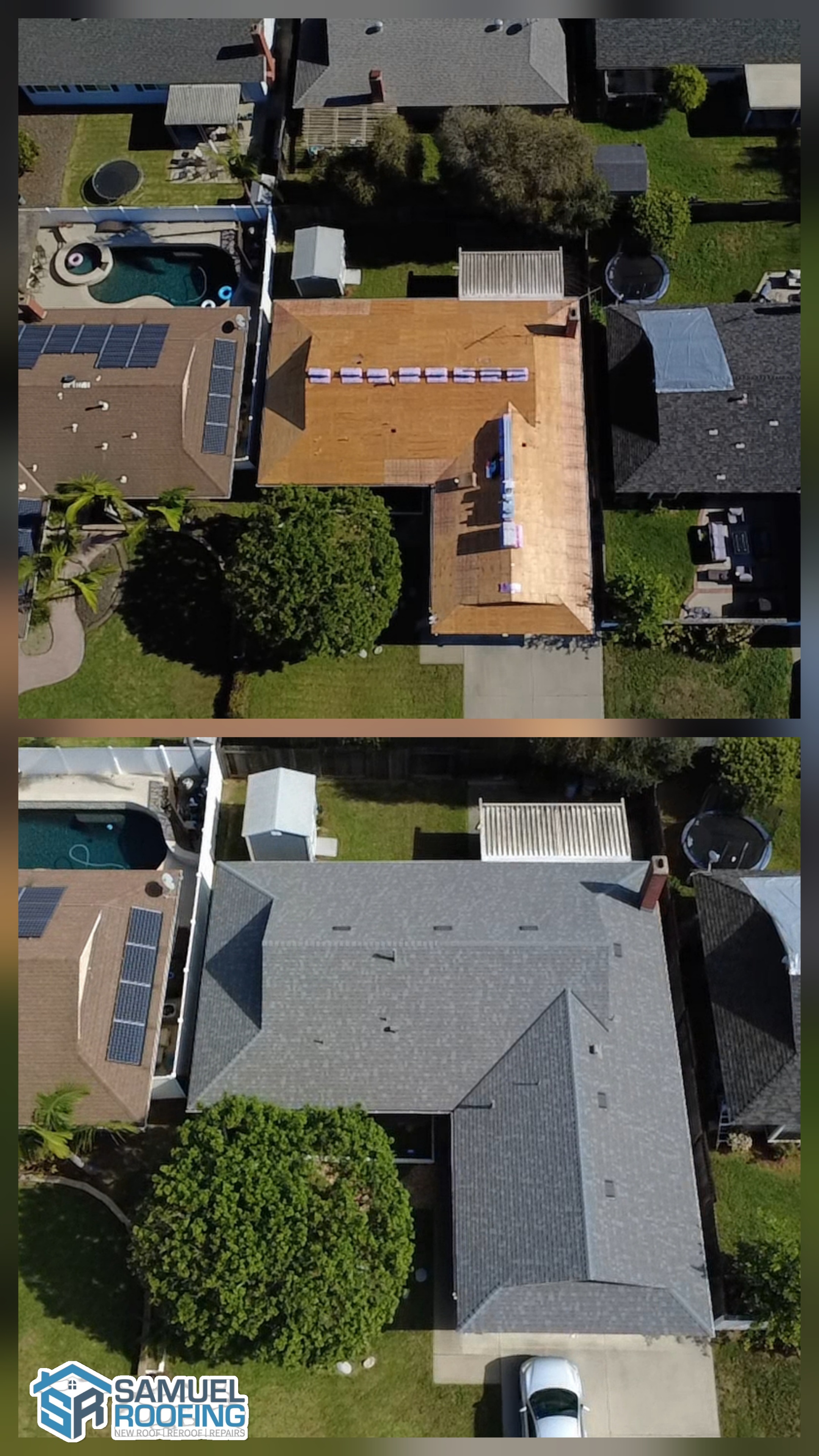 Re-decking on a Walnut re-roof, Los Angeles — Samuel Roofing Inc.